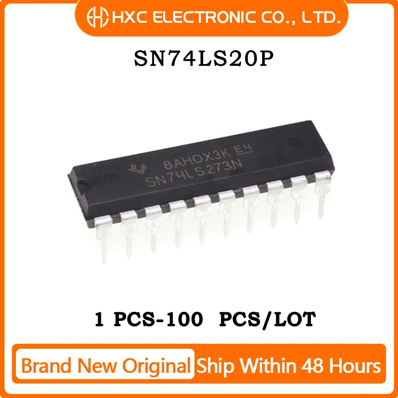 IC Ʈ NAND 2CH 4-INP 14DIP 100%,  Ʈ  ι, SN74LS20P, SN74LS20, 10 /100 